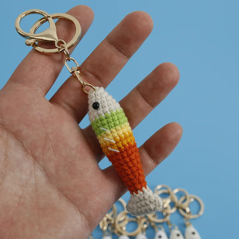 Rainbow Fish Keychain