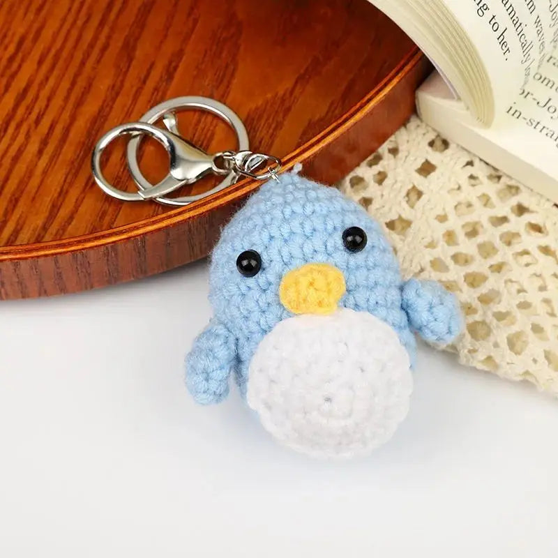 Crochet Keychains Funny Duck Doll Keychain