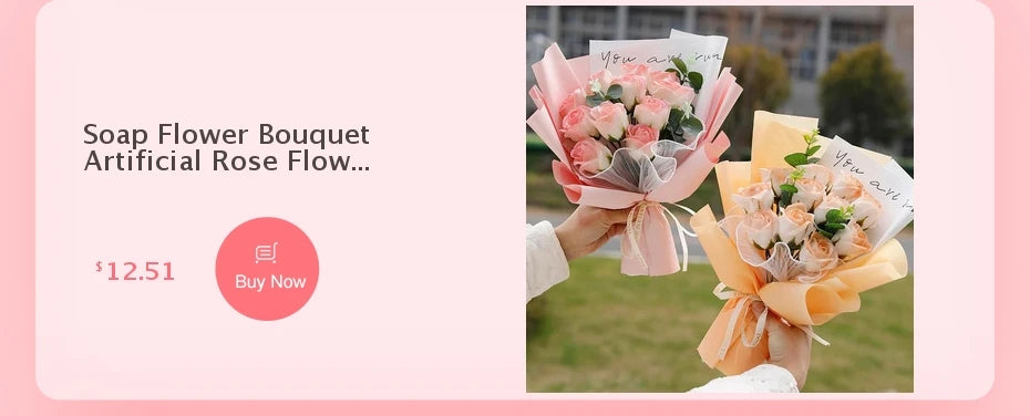 Artificial Crochet Flower Bouquet