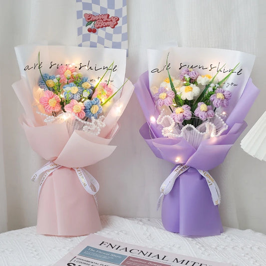 Artificial Crochet Flower Bouquet