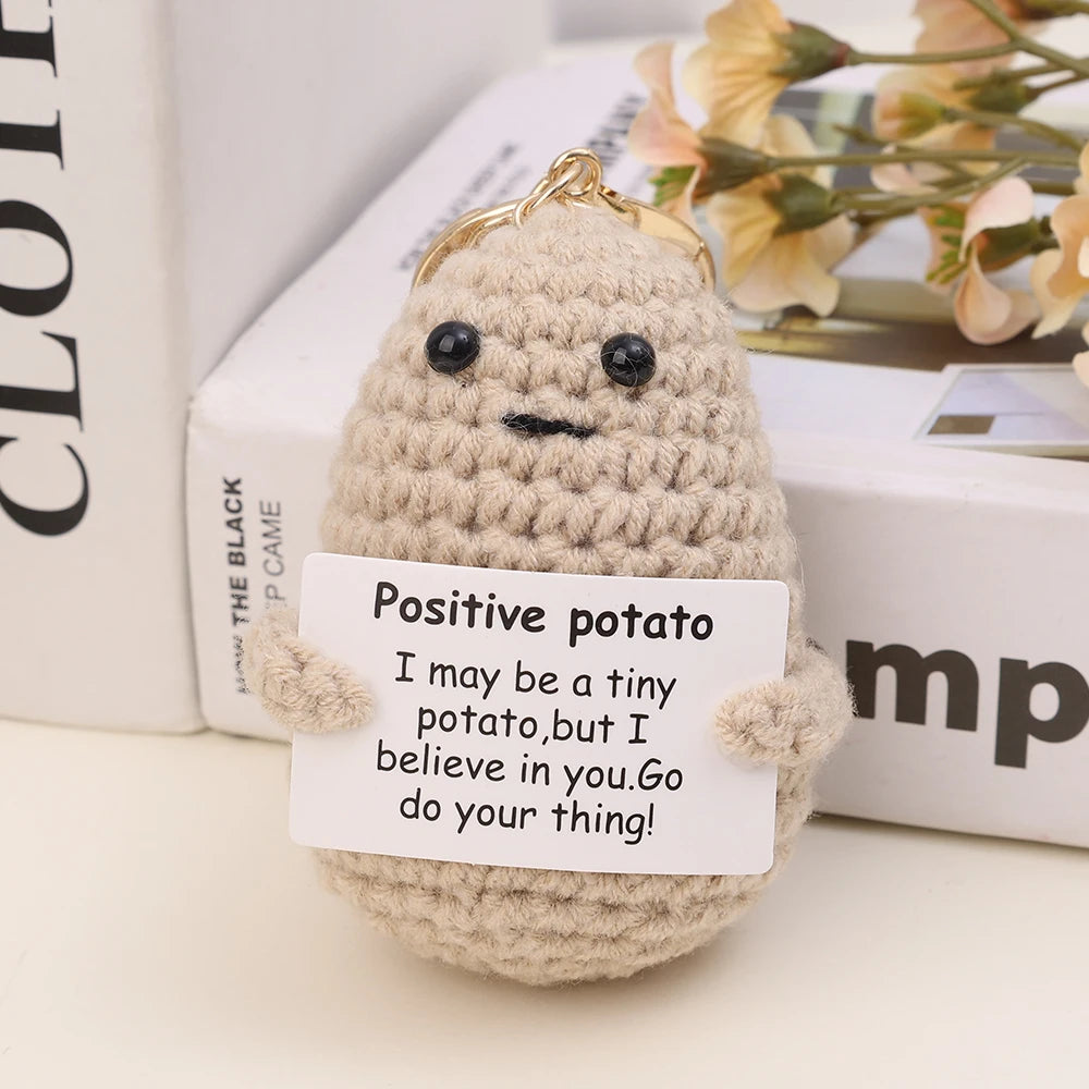 Positive Energy Potato Keychain