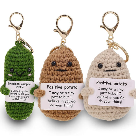 Positive Energy Potato Keychain