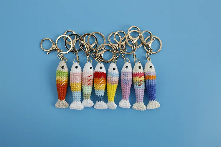 Rainbow Fish Keychain