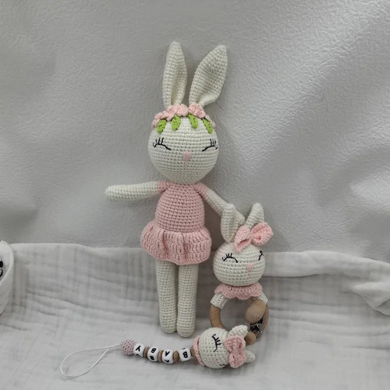 Crochet Bunny Baby Teether