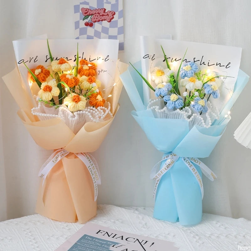 Artificial Crochet Flower Bouquet