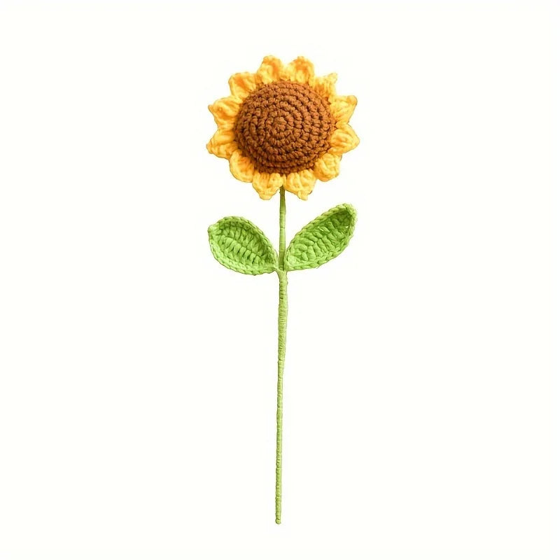 Sunflower Crochet Flowers - Handmade Beauty!