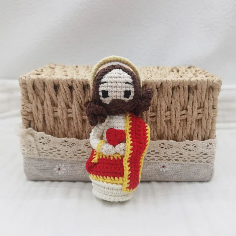 Handmade Crochet Madonna Plush Toy