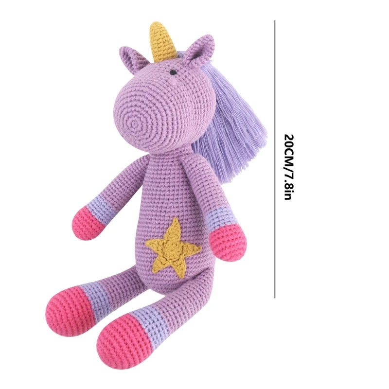 Unicorn Crochet Stuffed Toy