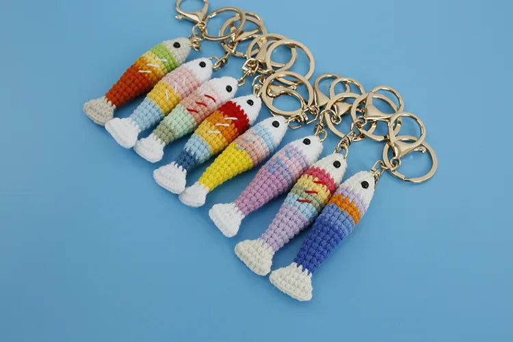 Rainbow Fish Keychain