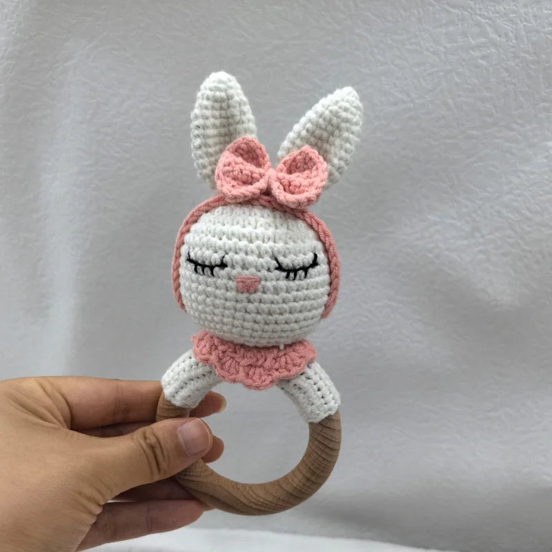 Crochet Bunny Baby Teether