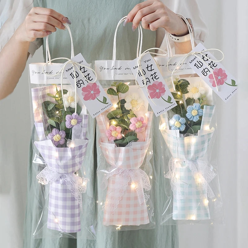 Artificial Crochet Flower Bouquet