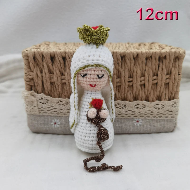 Handmade Crochet Madonna Plush Toy