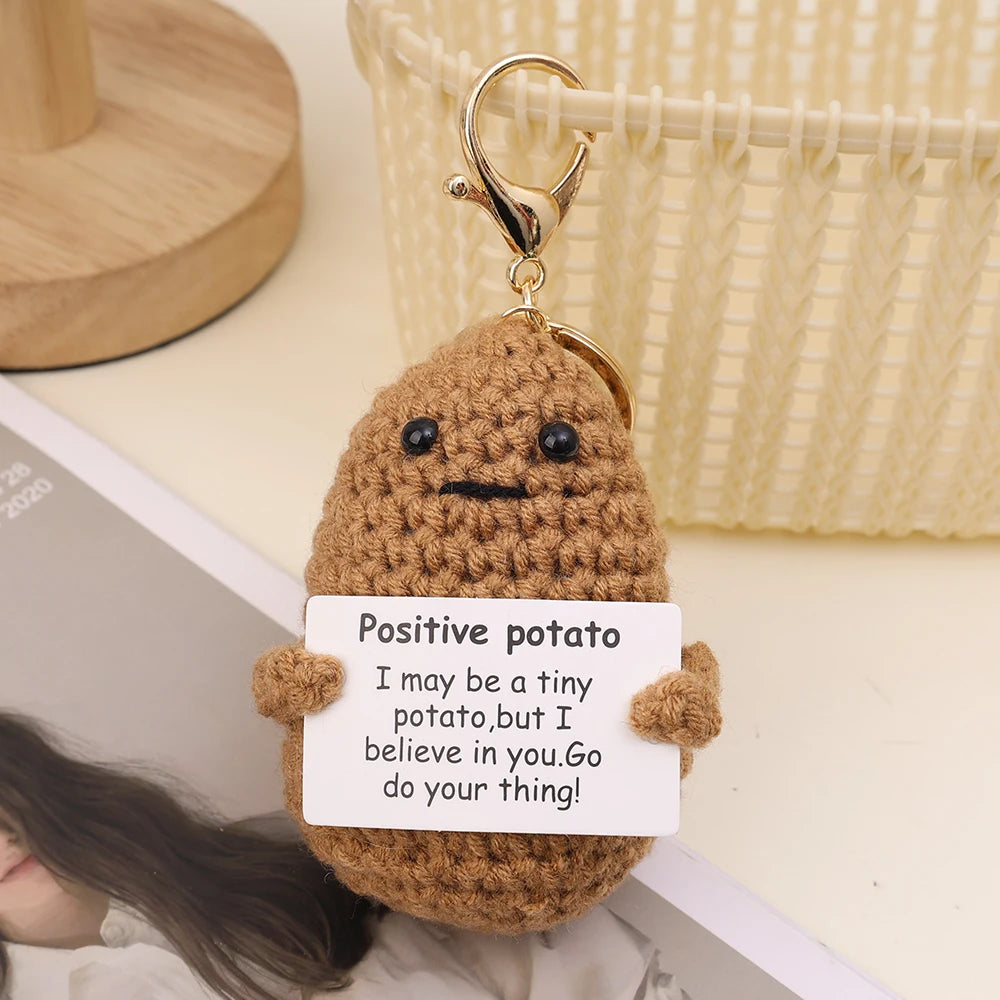 Positive Energy Potato Keychain
