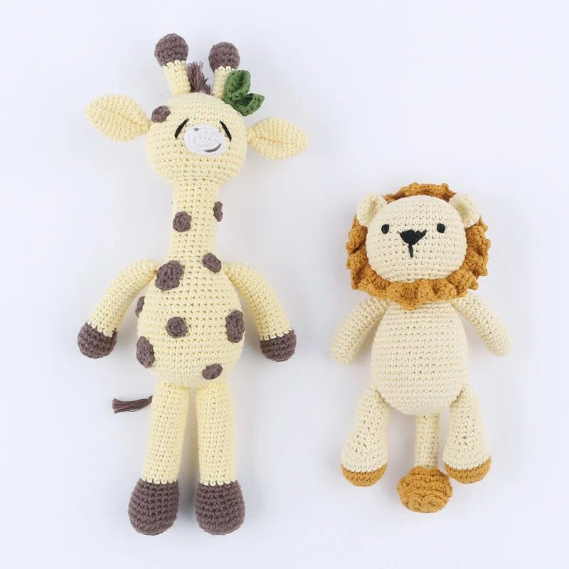 Giraffe and Deer Crochet Stuffed Toy