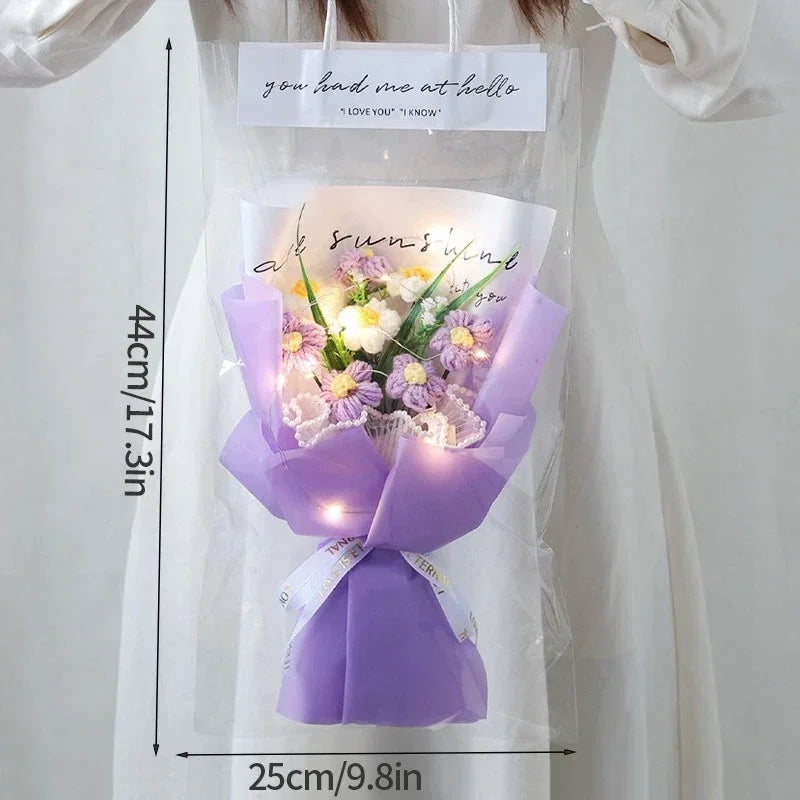 Artificial Crochet Flower Bouquet