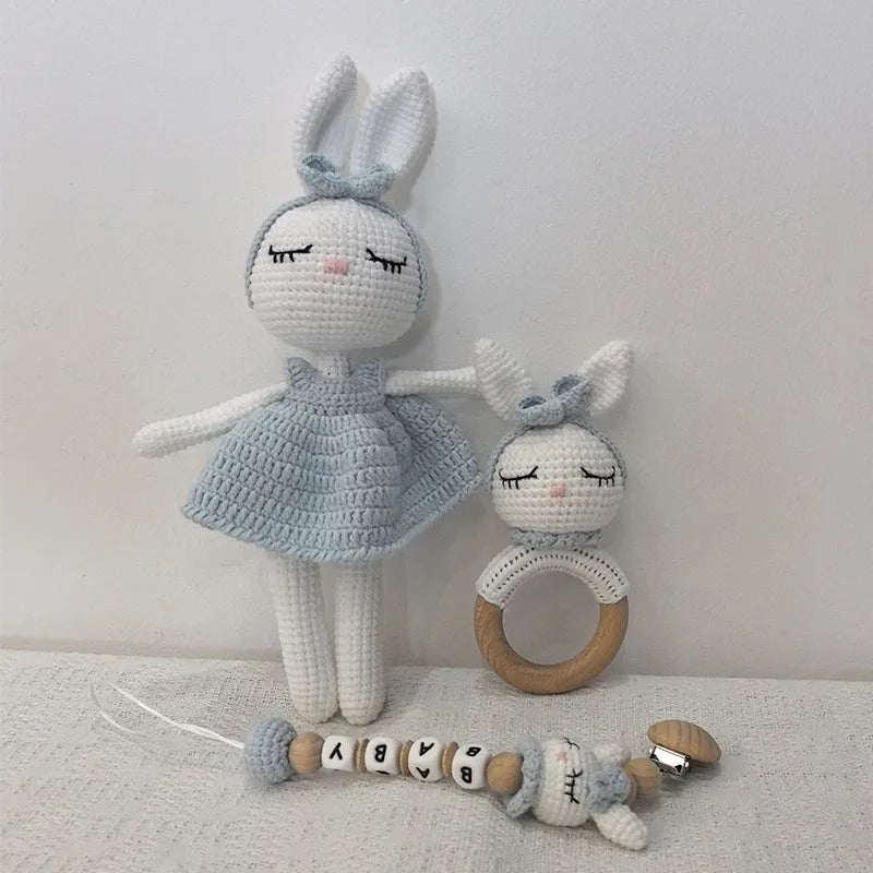 Crochet Bunny Baby Teether