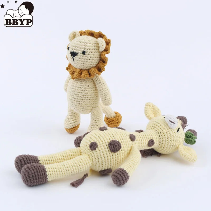 Giraffe and Deer Crochet Stuffed Toy