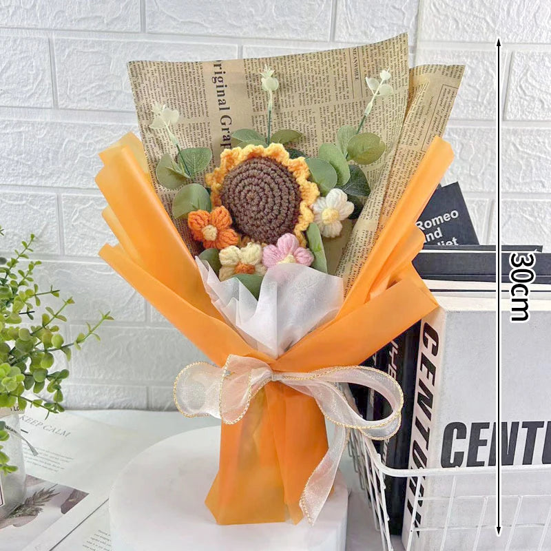 Artificial Crochet Flower Bouquet