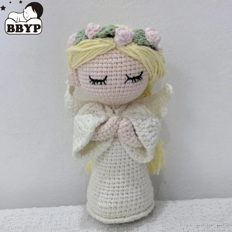 Handmade Crochet Angel with Wing- Plush Toy