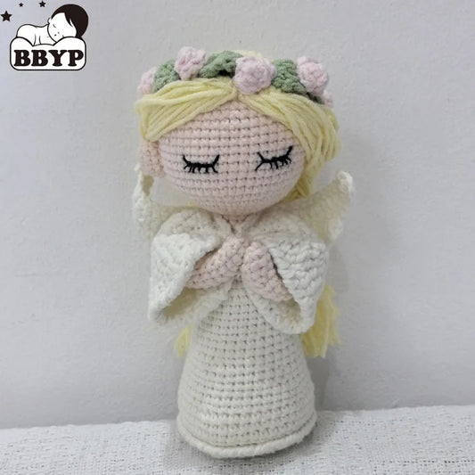 Handmade Crochet Angel with Wing- Plush Toy