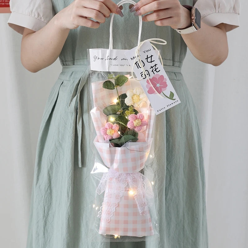 Artificial Crochet Flower Bouquet