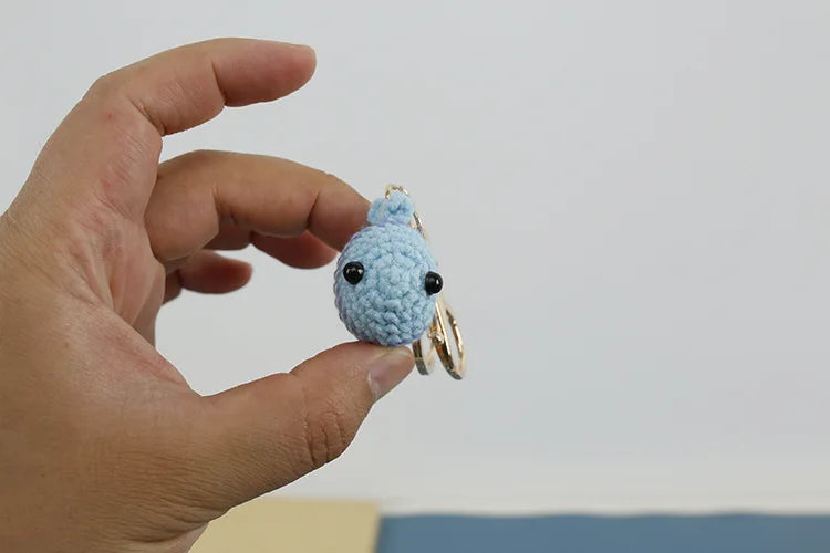 Handmade Crocheted Small Fish Keychain/Charm