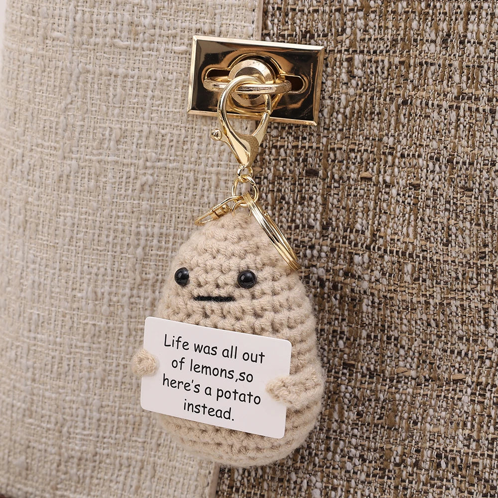 Positive Energy Potato Keychain