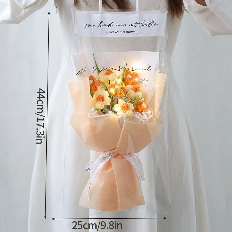 Artificial Crochet Flower Bouquet