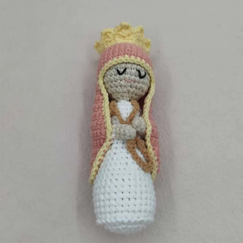 Handmade Crochet Madonna Plush Toy