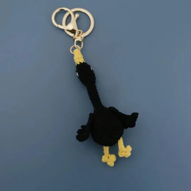 Crochet Keychains Funny Duck Doll Keychain