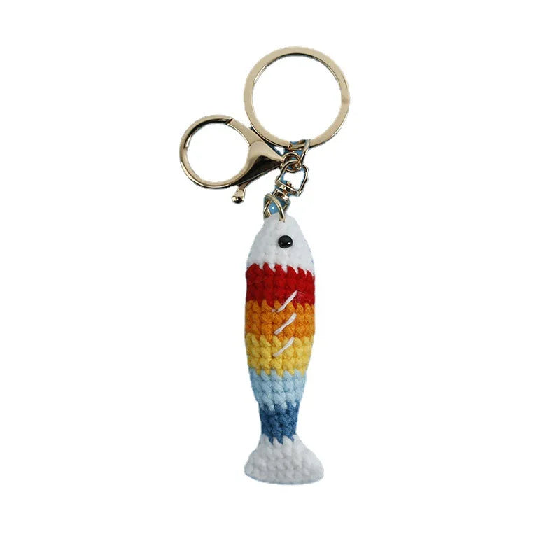 Rainbow Fish Keychain