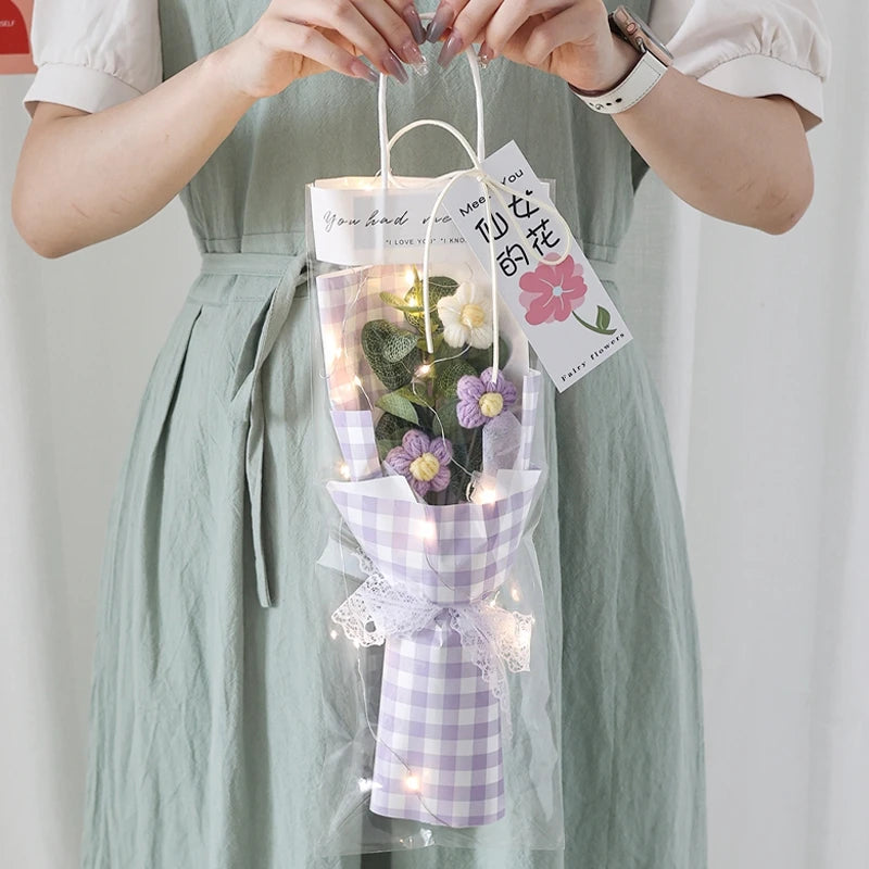 Artificial Crochet Flower Bouquet