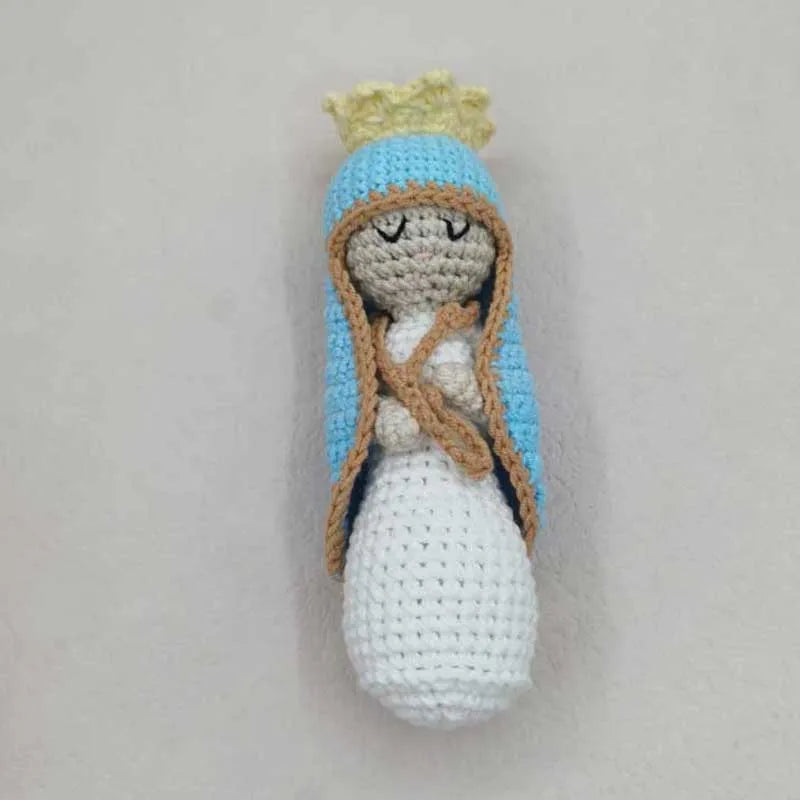 Handmade Crochet Madonna Plush Toy