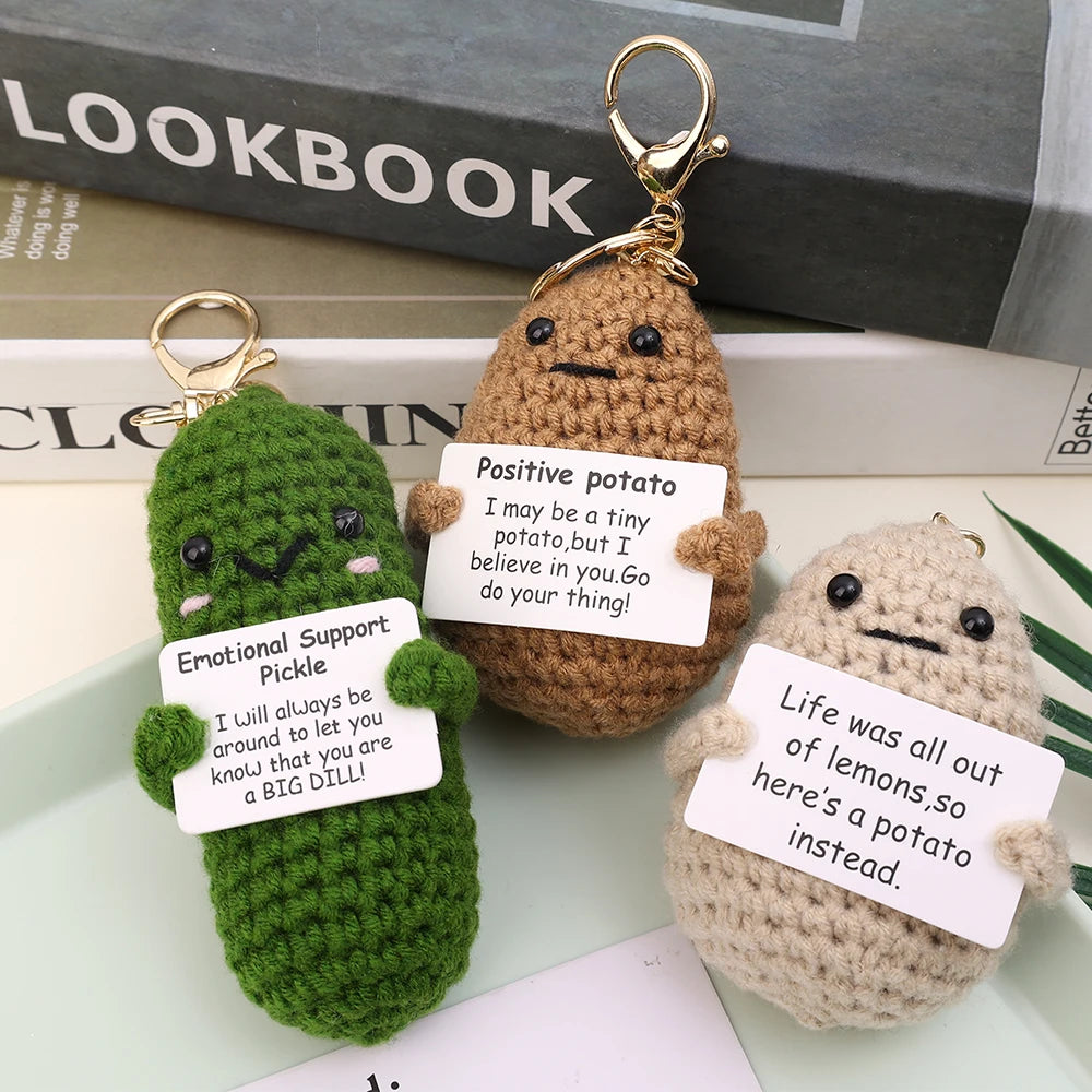 Positive Energy Potato Keychain