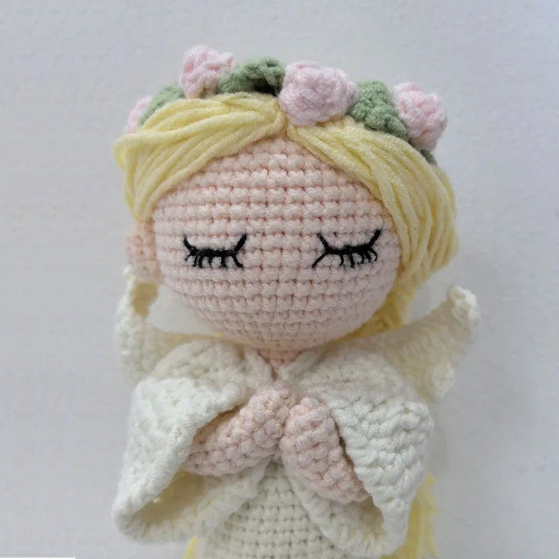 Handmade Crochet Angel with Wing- Plush Toy