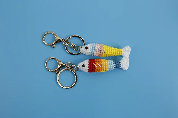 Rainbow Fish Keychain
