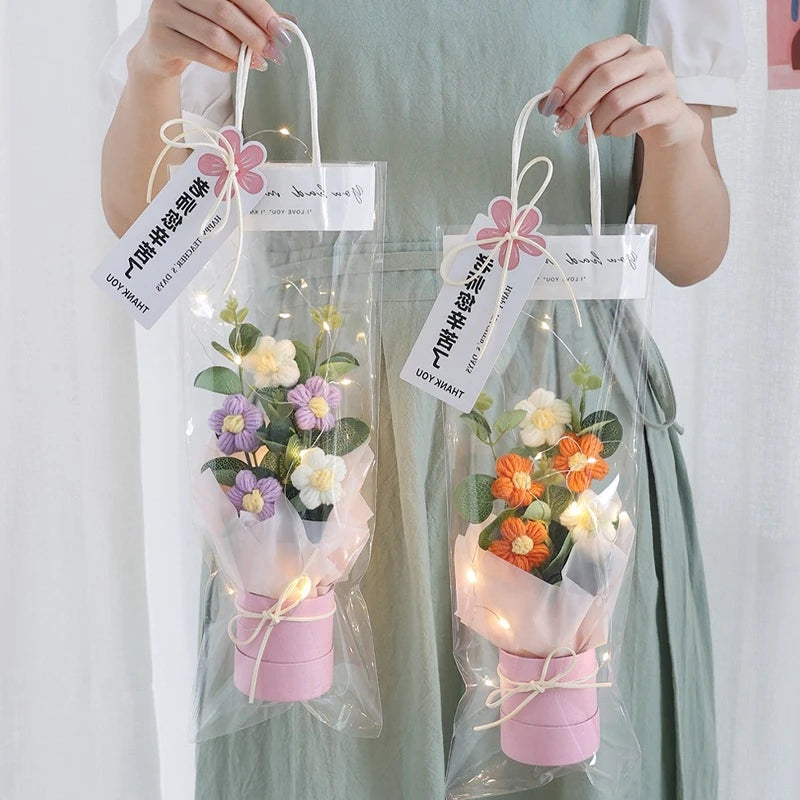 Artificial Crochet Flower Bouquet
