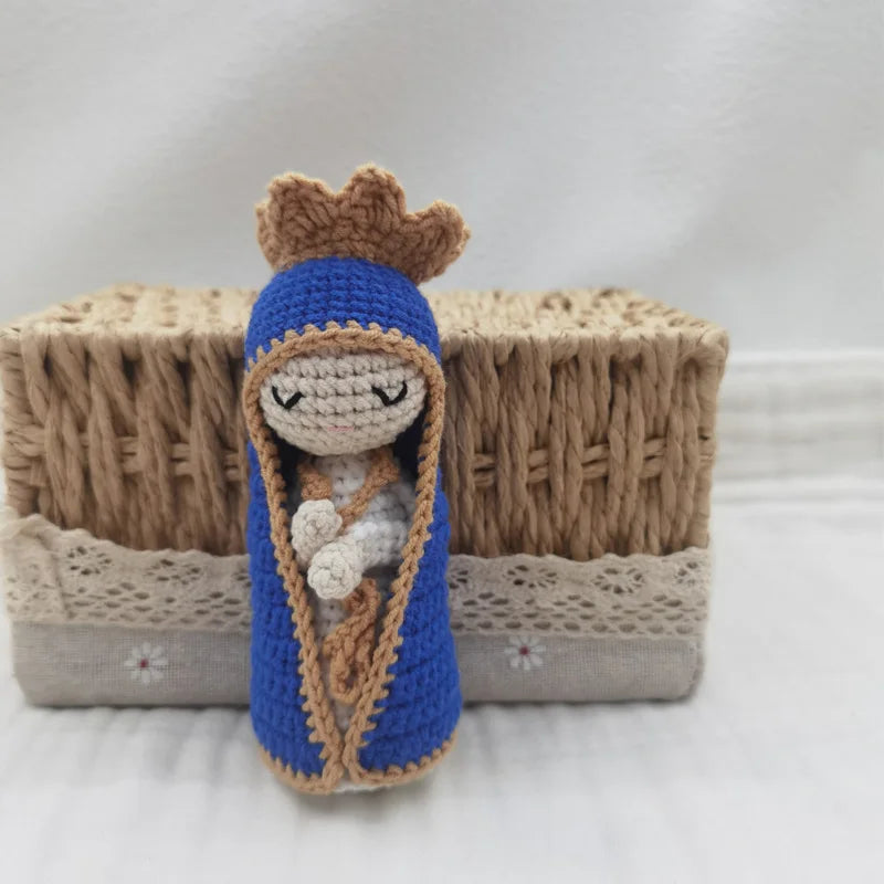Handmade Crochet Madonna Plush Toy