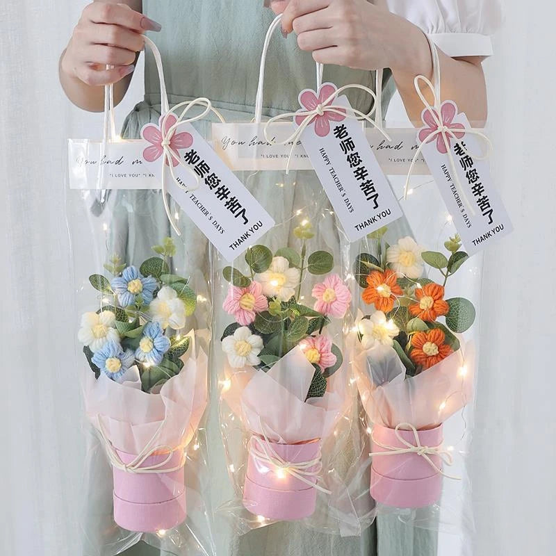 Artificial Crochet Flower Bouquet