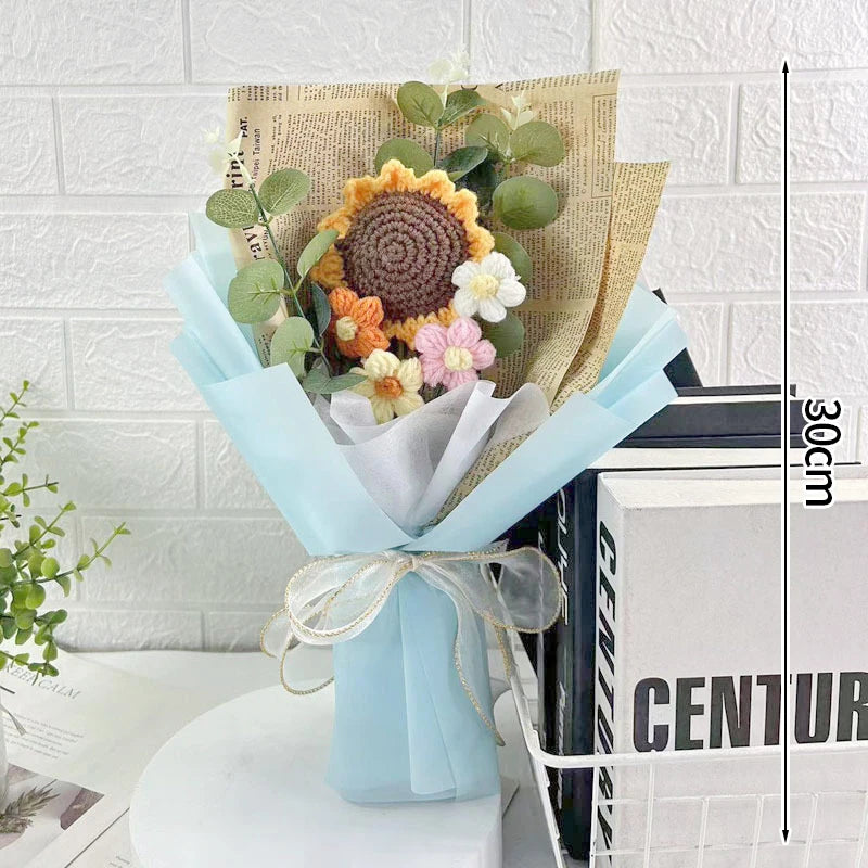 Artificial Crochet Flower Bouquet