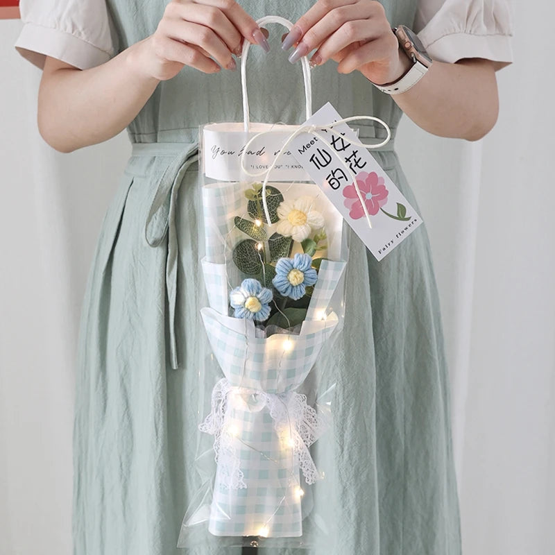 Artificial Crochet Flower Bouquet