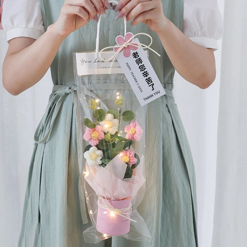 Artificial Crochet Flower Bouquet