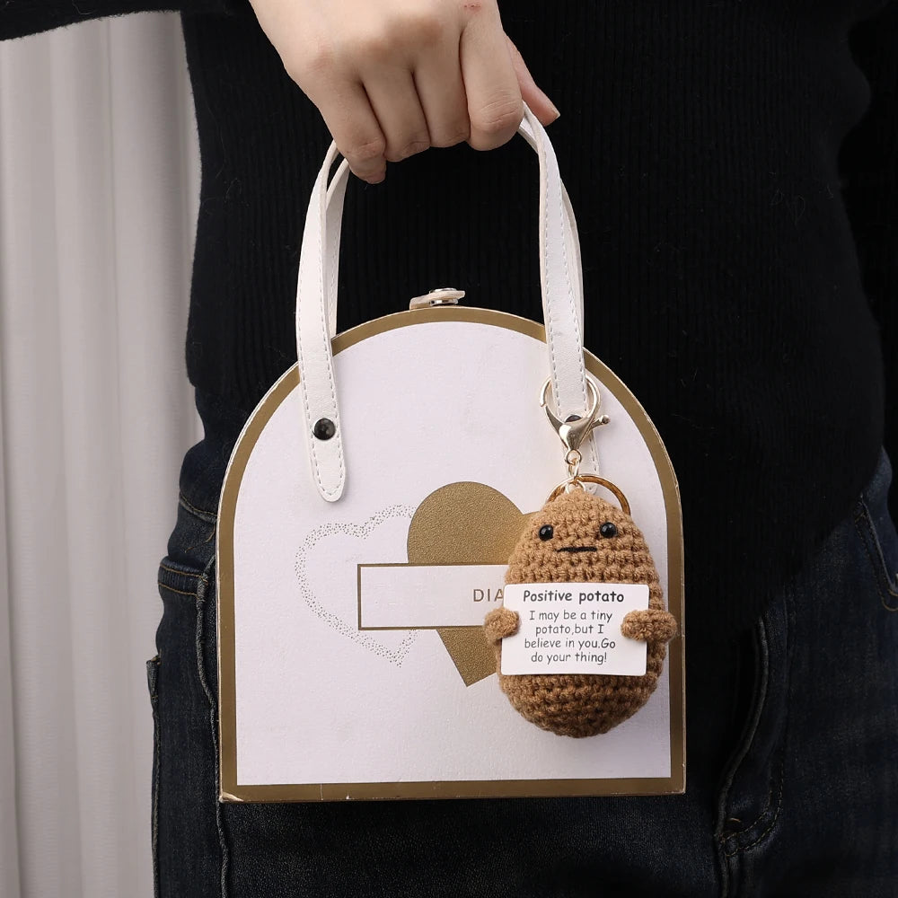 Positive Energy Potato Keychain