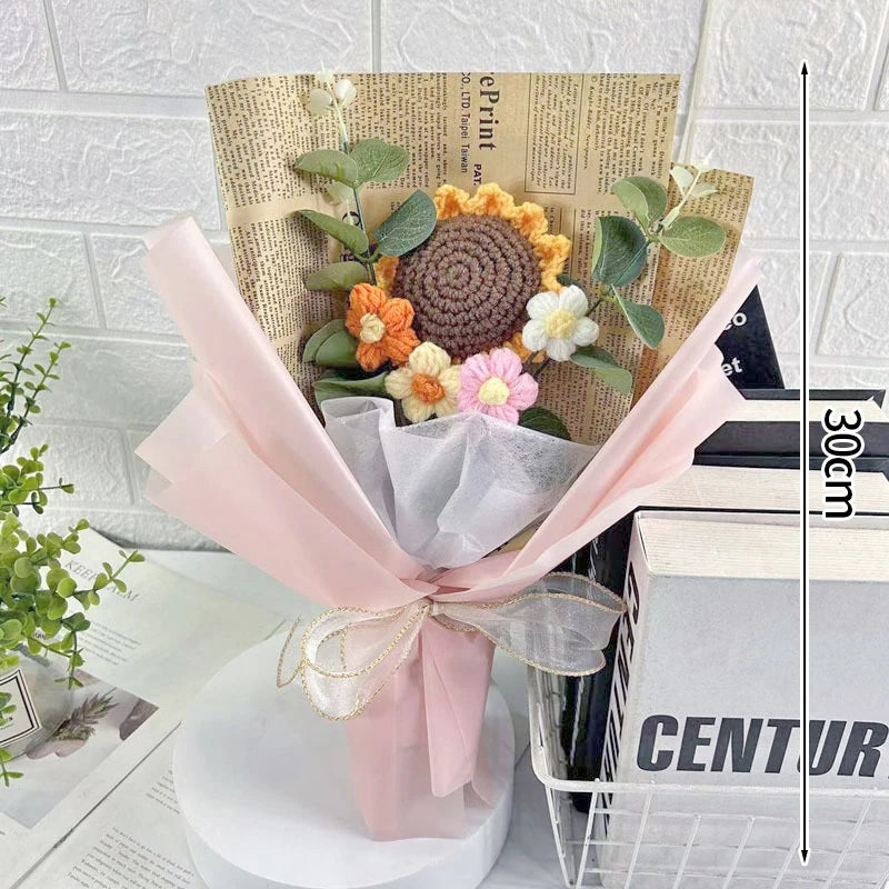Artificial Crochet Flower Bouquet