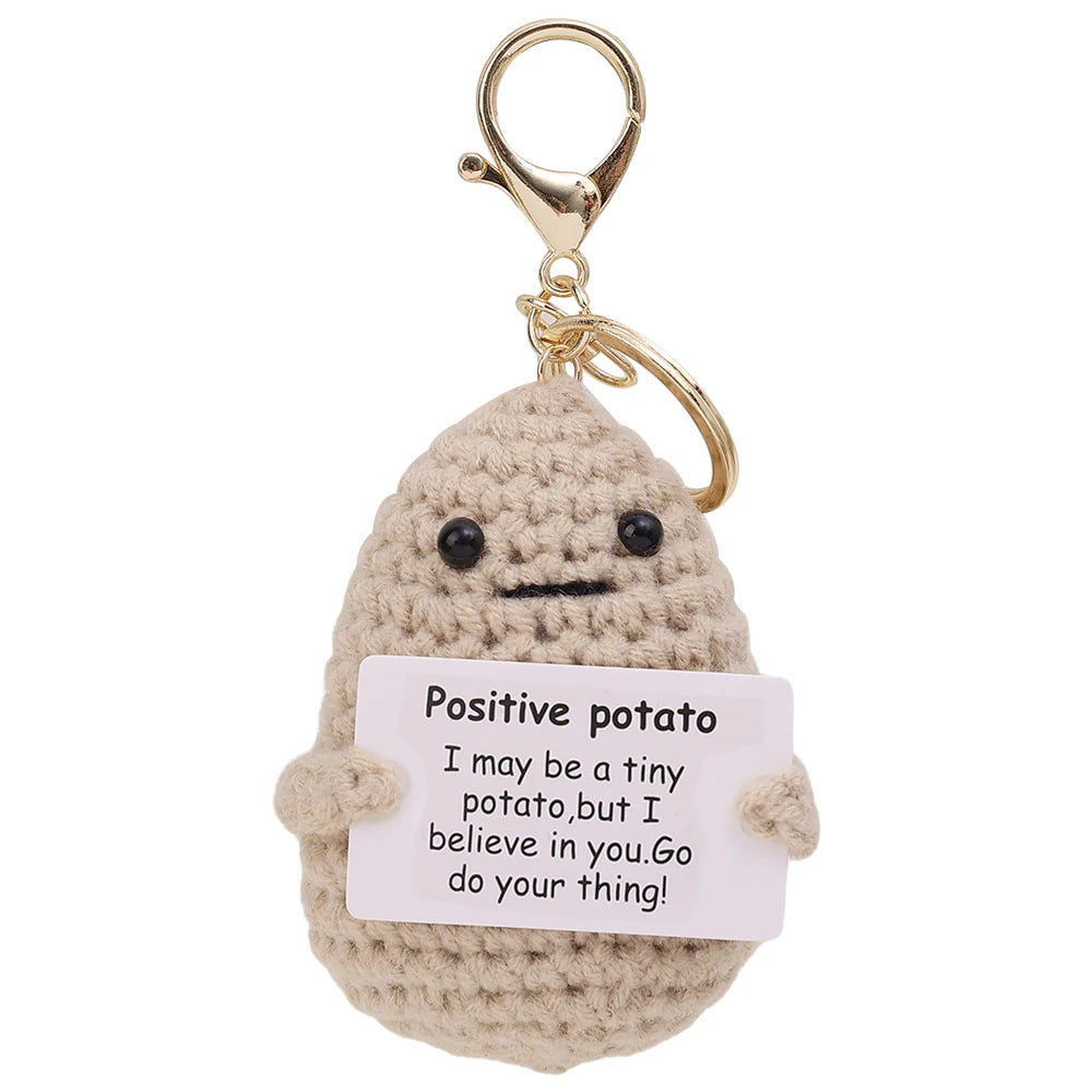 Positive Energy Potato Keychain