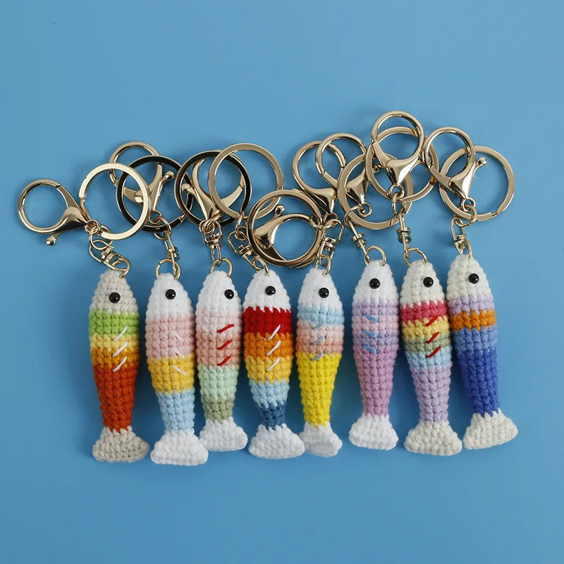 Rainbow Fish Keychain