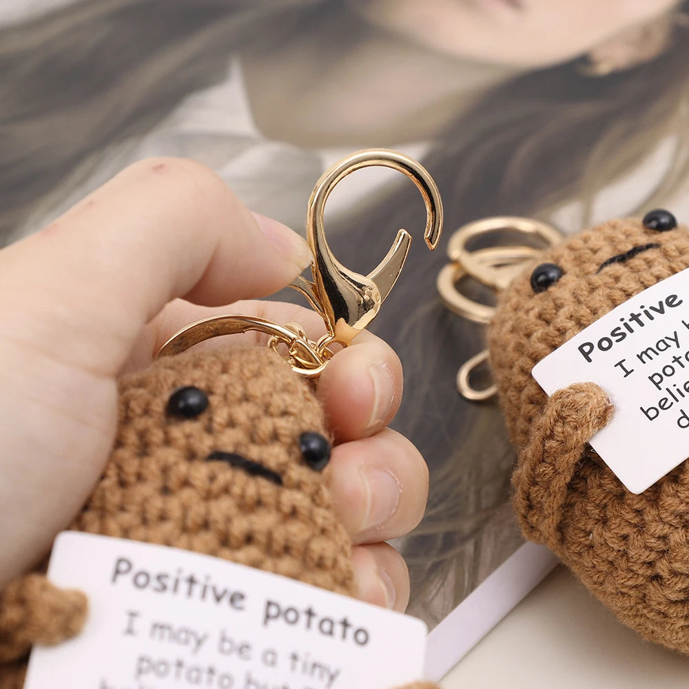 Positive Energy Potato Keychain