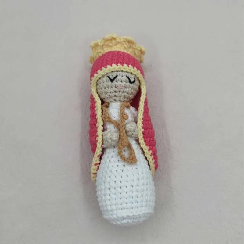 Handmade Crochet Madonna Plush Toy