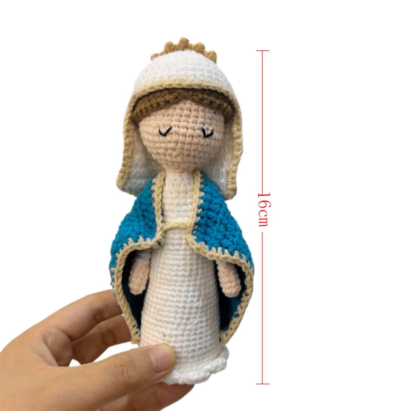 Handmade Crochet Madonna Plush Toy