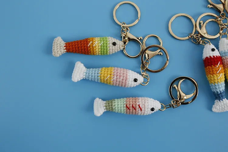 Rainbow Fish Keychain